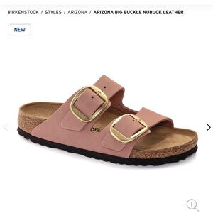 Birkenstock Arizona Big Buckle Old Rose Two Strap size 40